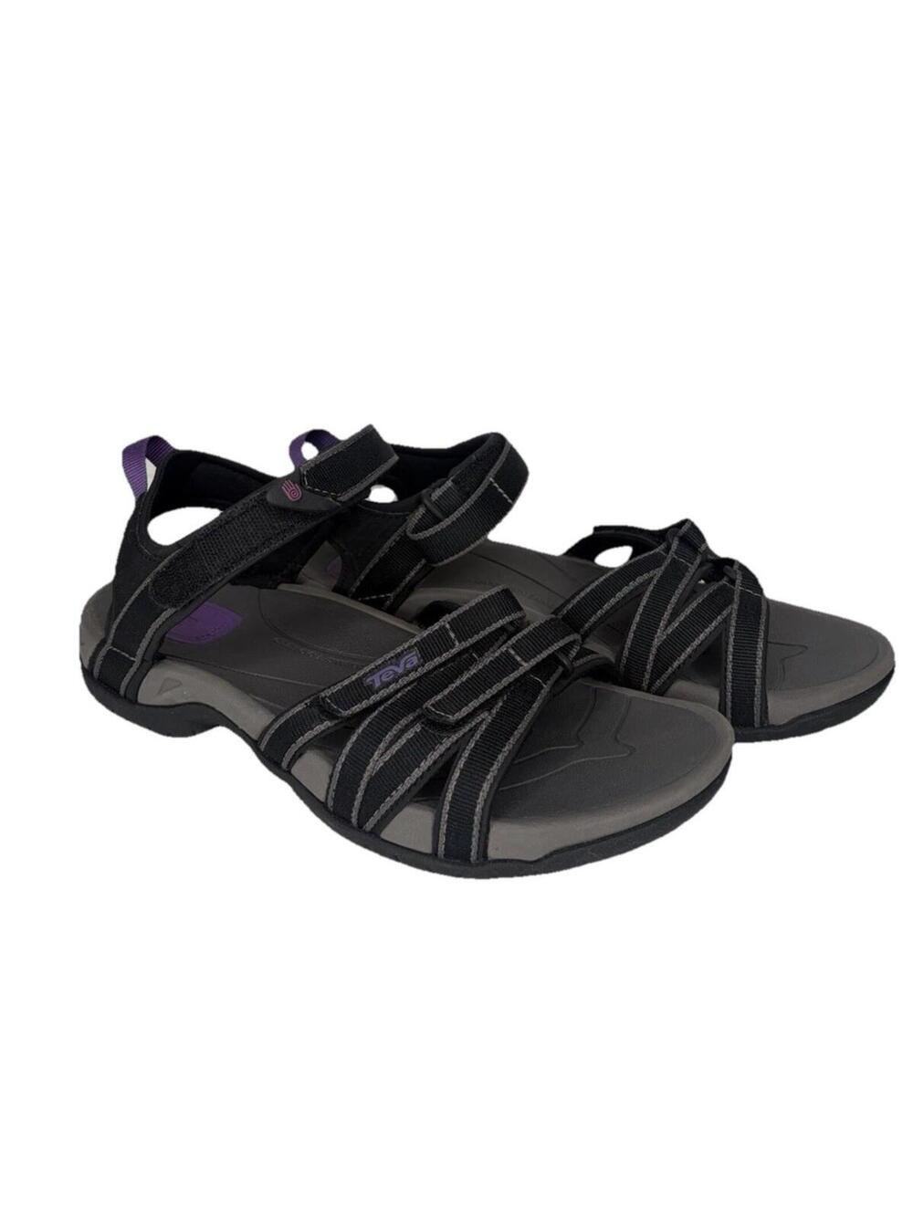 Teva Women's Tirra Sport Sandal Black/Grey Size 9